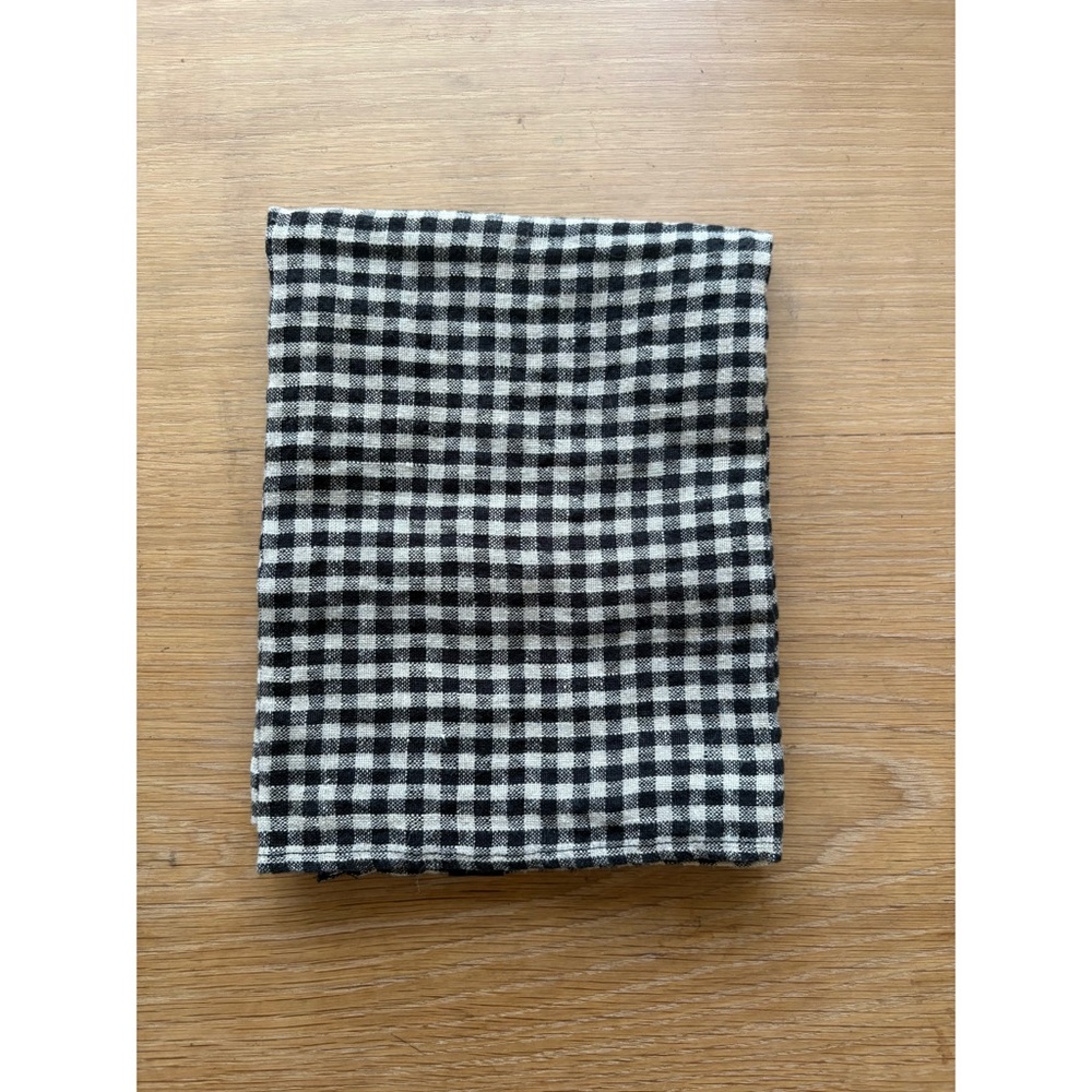Gingham Linen Kitchen Towel - Picture 2 of 7